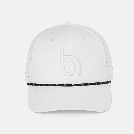 Dapper Duffer Classic — White/Black Rope