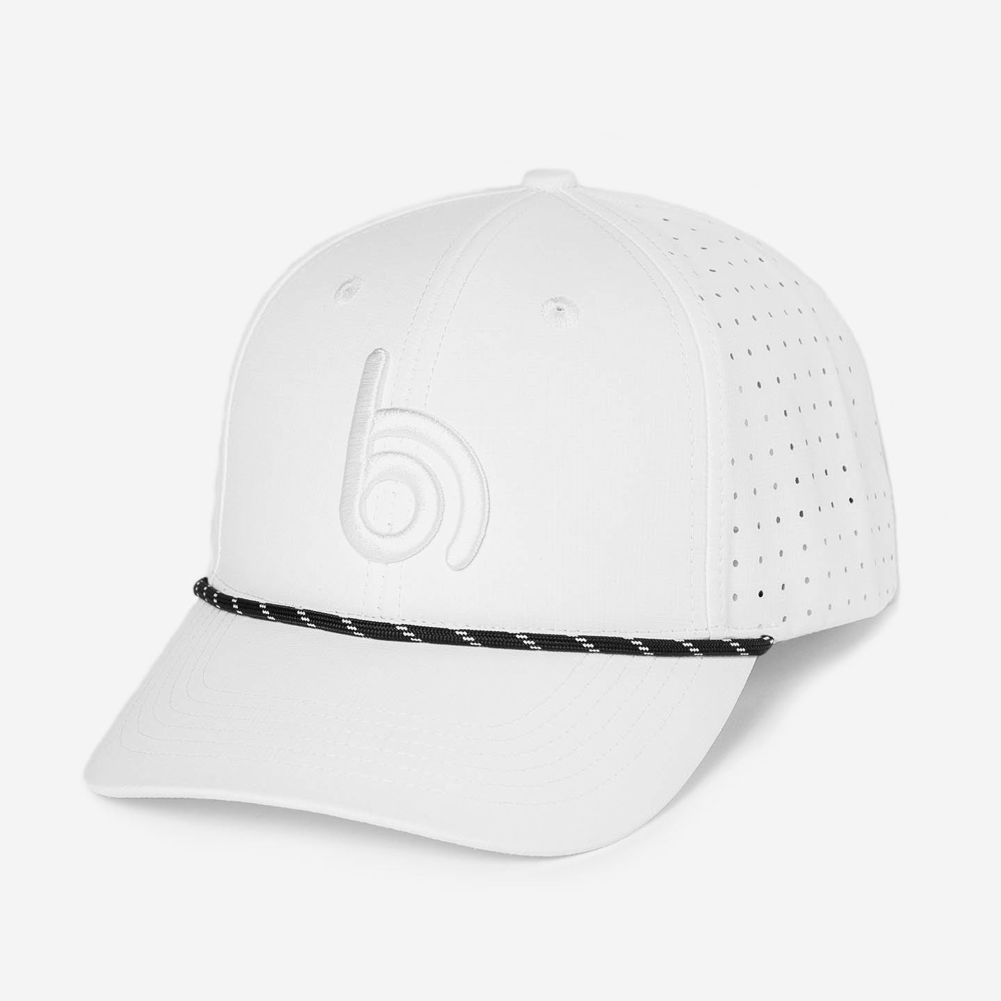 Dapper Duffer Classic — White/Black Rope – Bad Habit Golf