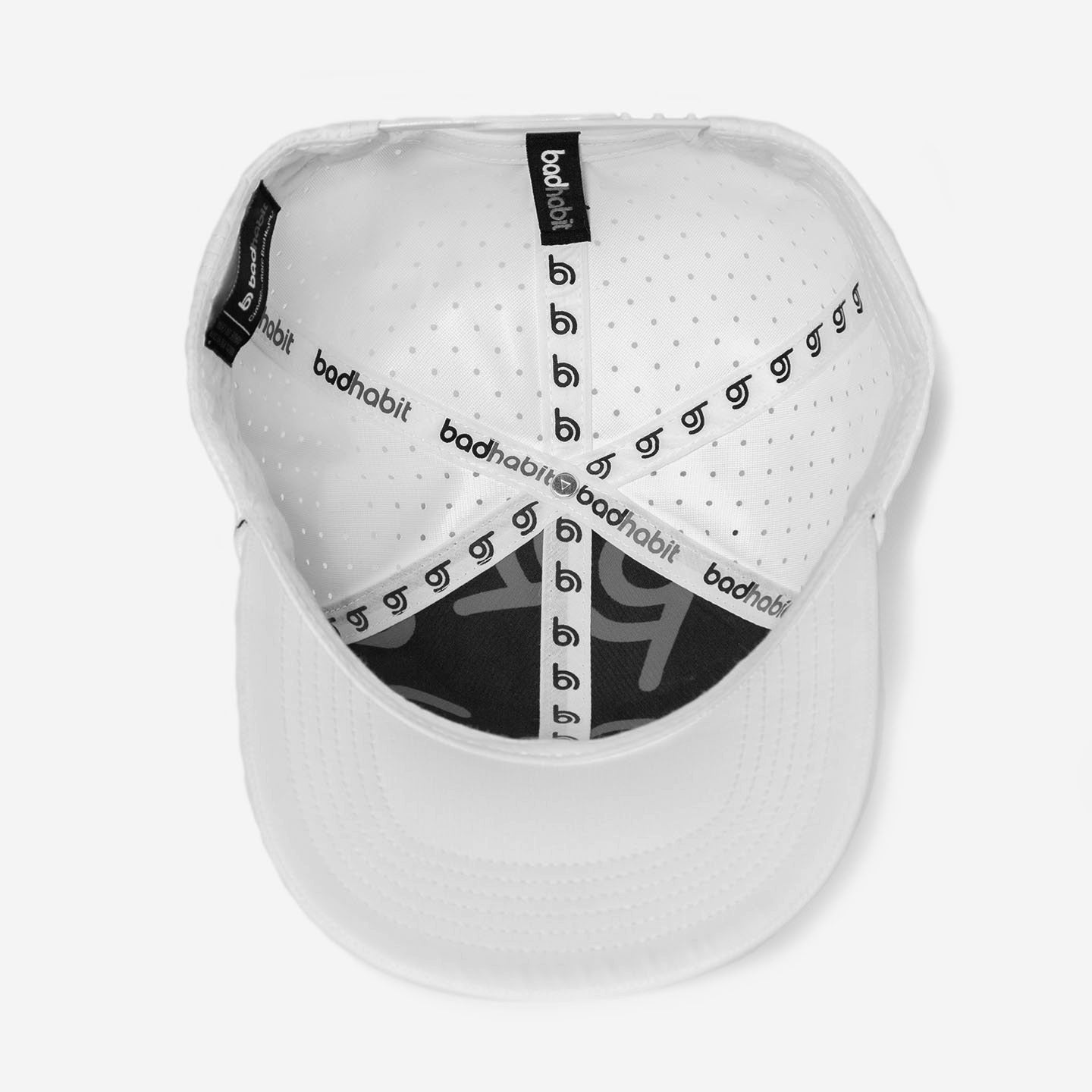 Dapper Duffer Classic — White/Black Rope – Bad Habit Golf